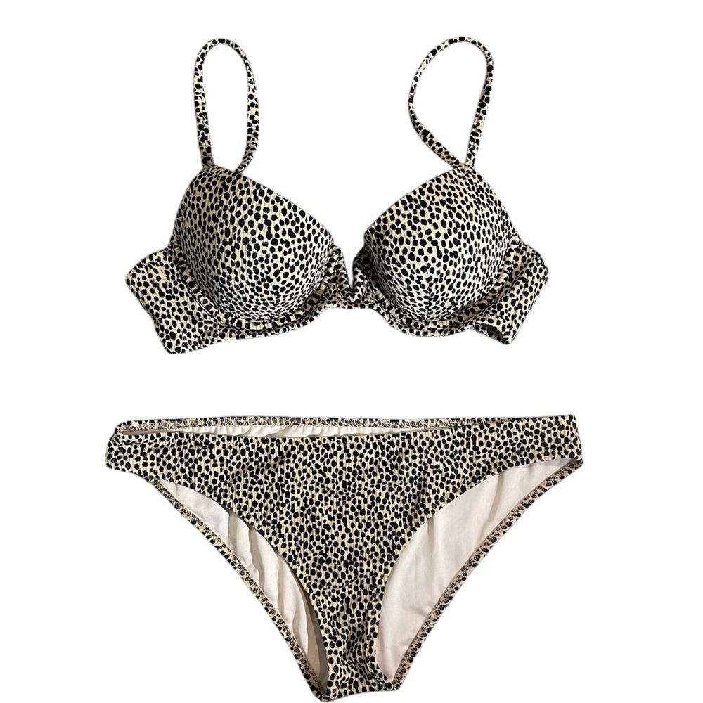 Shade & Shore Leopard Print Bikini Set